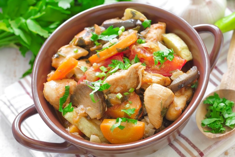 Chicken Stew - Simple Chicken Stew with Potatoes