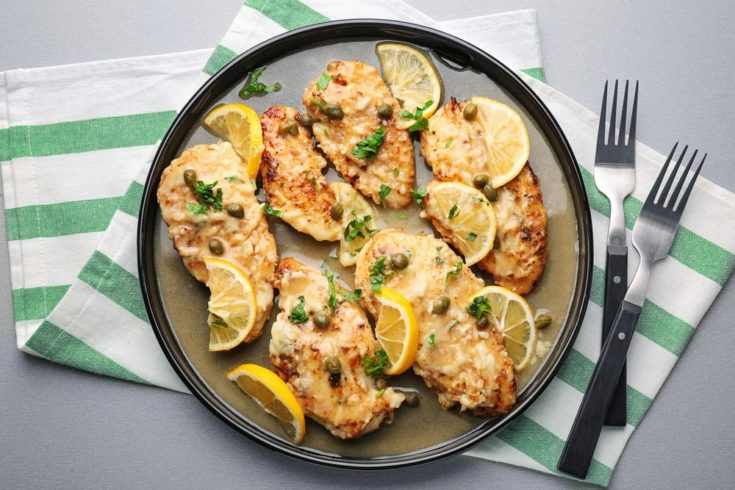 Chicken Piccata - With Lemony Creamy Sauce