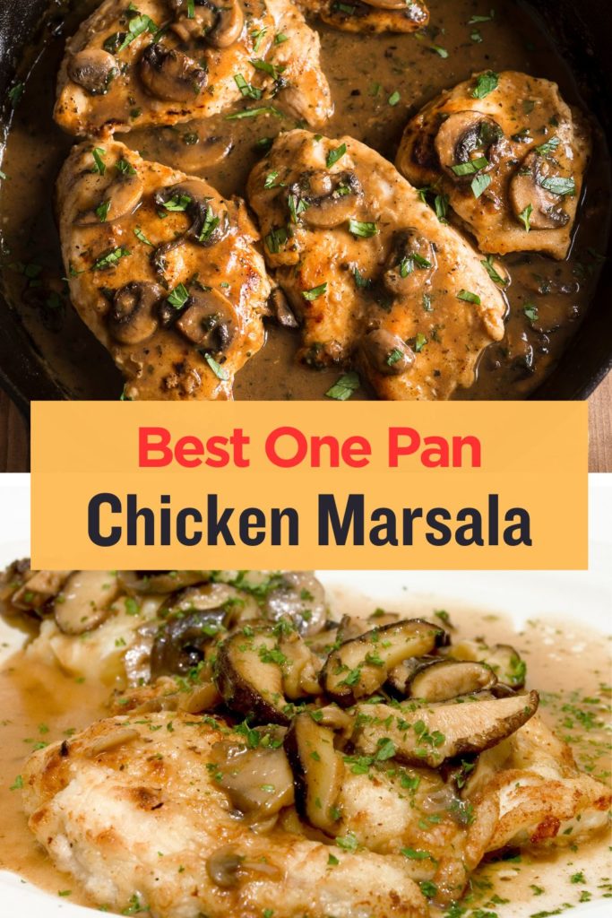 One Pan Chicken Marsala