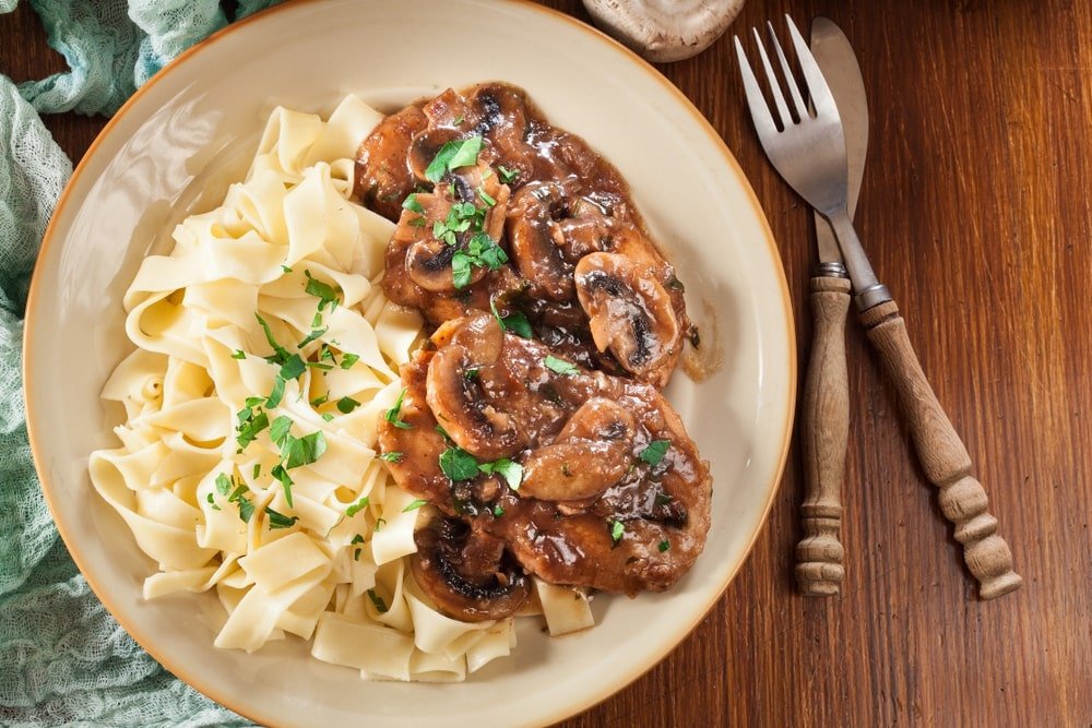 Stuffed Chicken Marsala