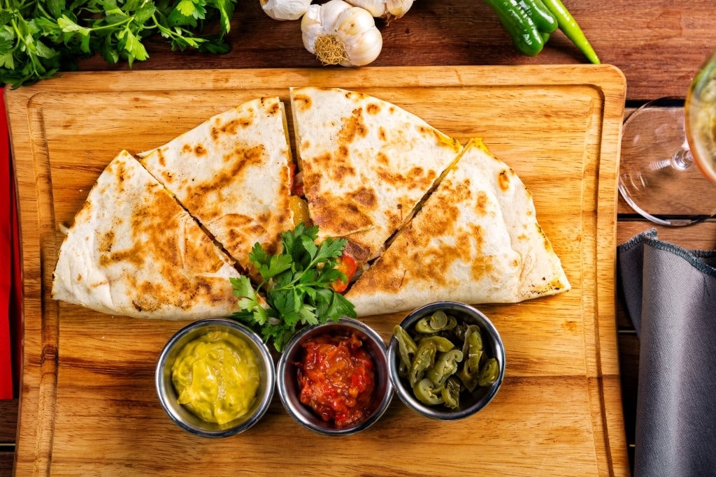 chicken quesadillas