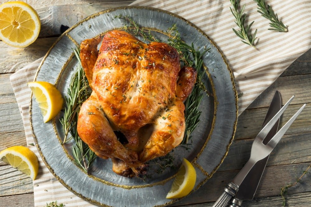 Rotisserie Chicken in Oven