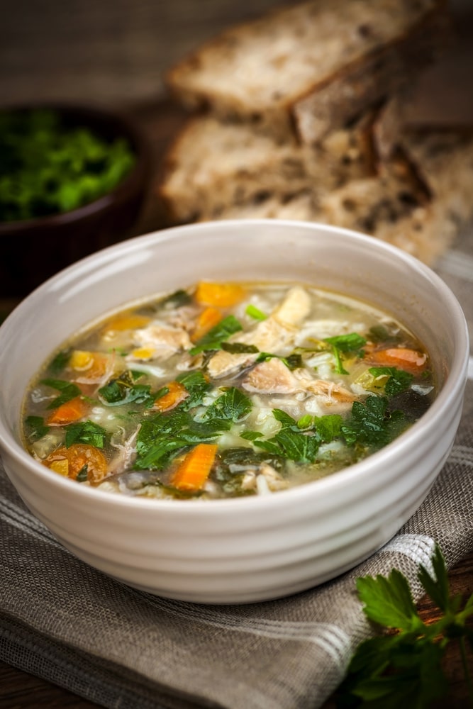 chicken and vegetable soup