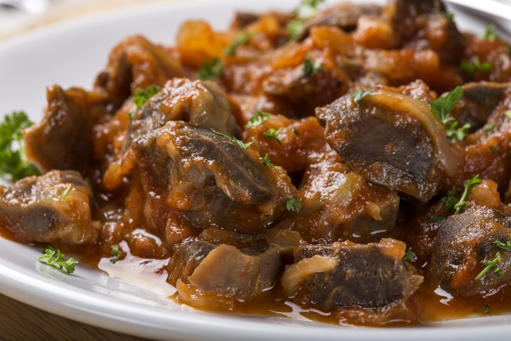 Chicken Gizzard Healthy Chicken Gizzard Stew + Fried Chicken Gizzard