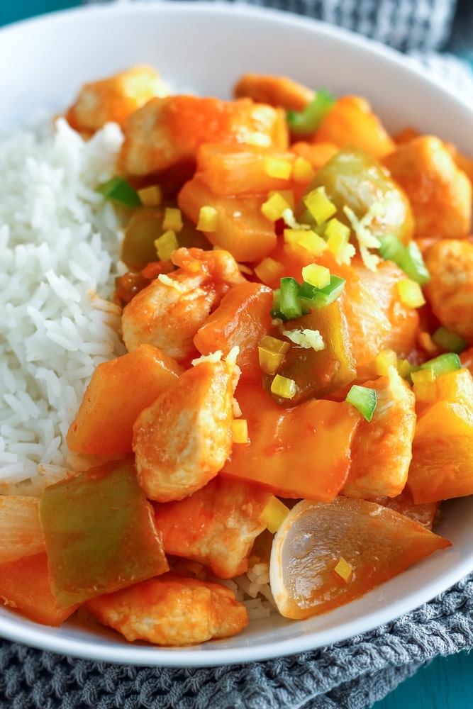 crockpot sweet and sour chicken with pineapple juice