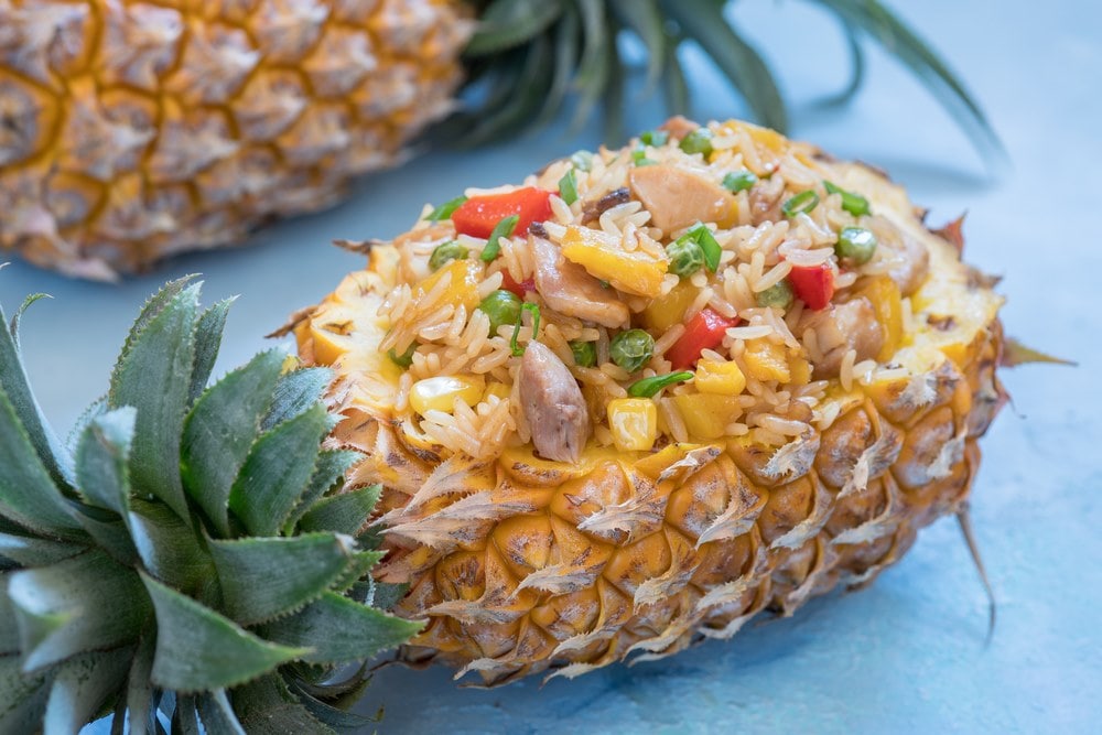 pineapple chicken and rice