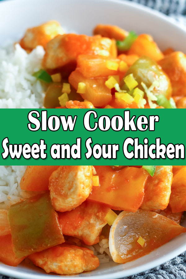 slow cooker crockpot sweet and sour chicken recipe