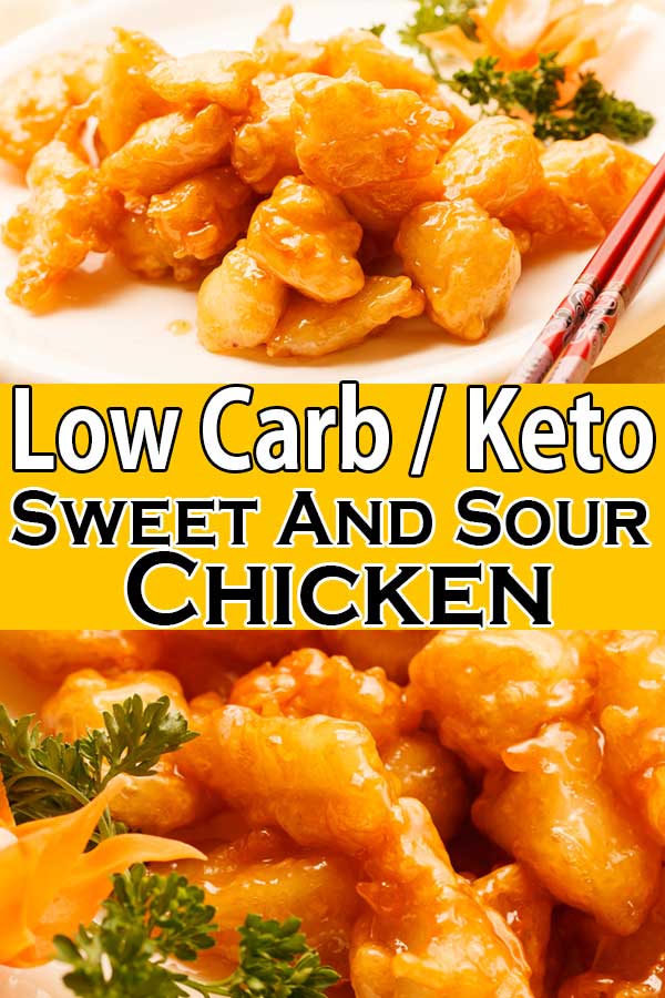 Low Carb Keto Sweet and Sour Chicken