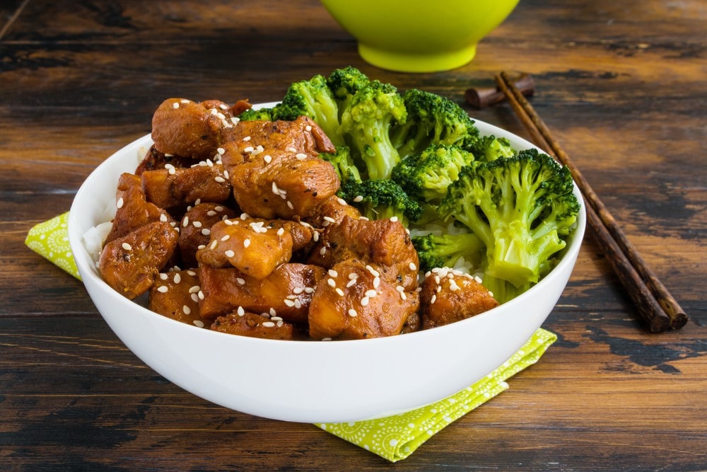 keto teriyaki chicken and broccoli