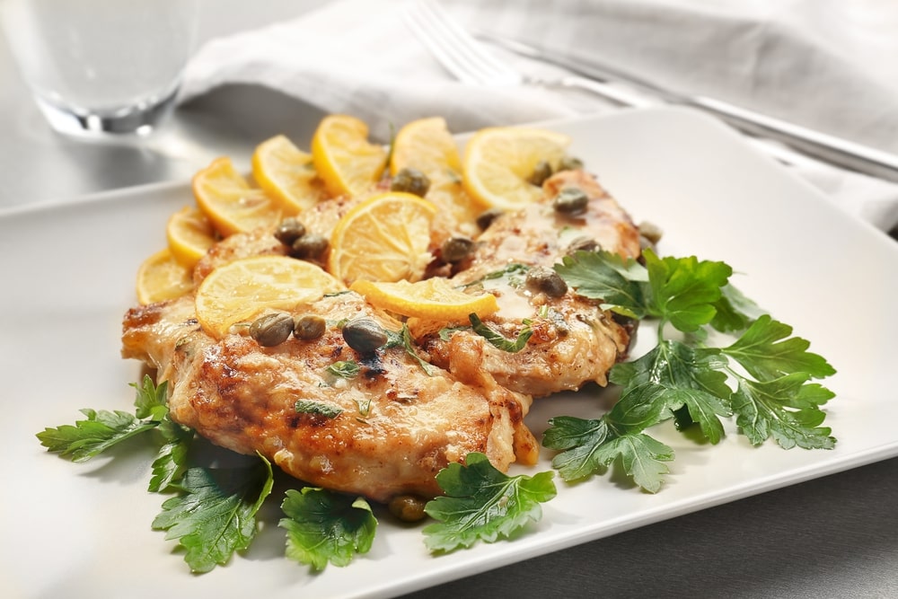 low carb chicken piccata
