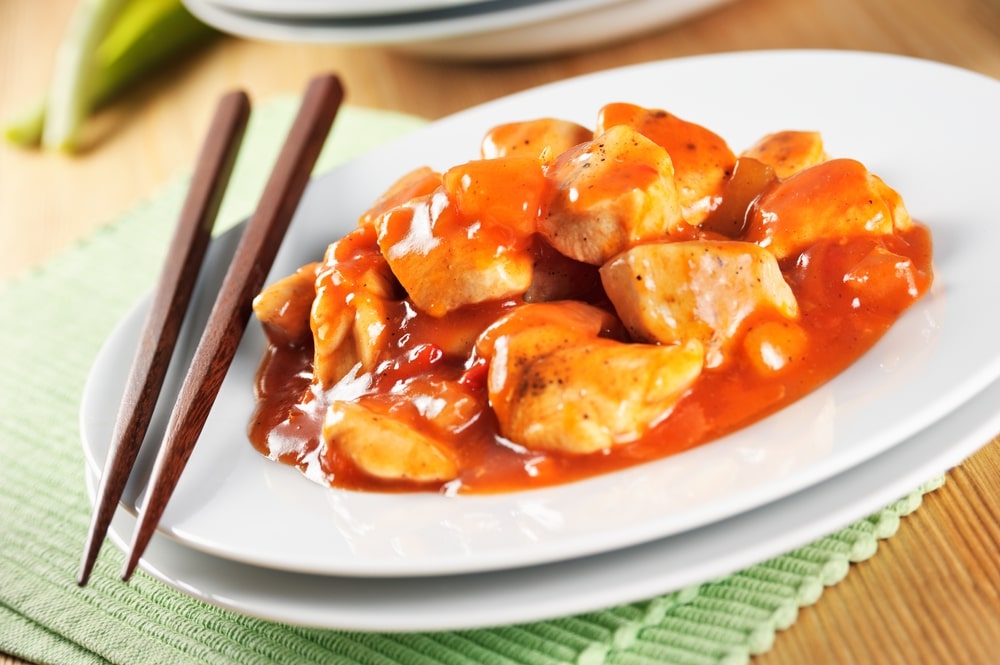 low carb sweet and sour chicken