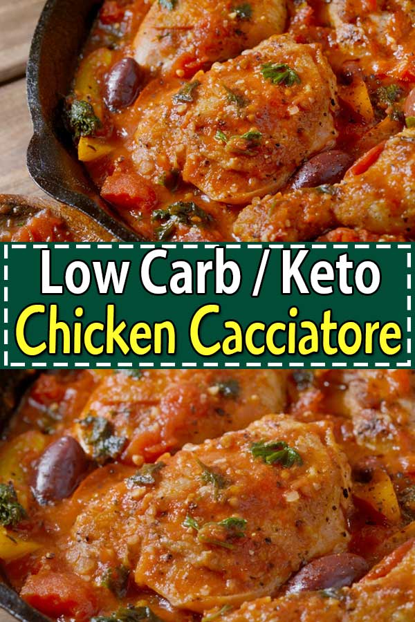 Low Carb Keto Chicken Cacciatore