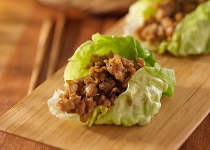 Keto Chicken Lettuce Wraps - Low Carb Ground Chicken Lettuce Wraps