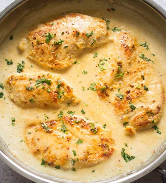  Poulet à la Moutarde au miel 