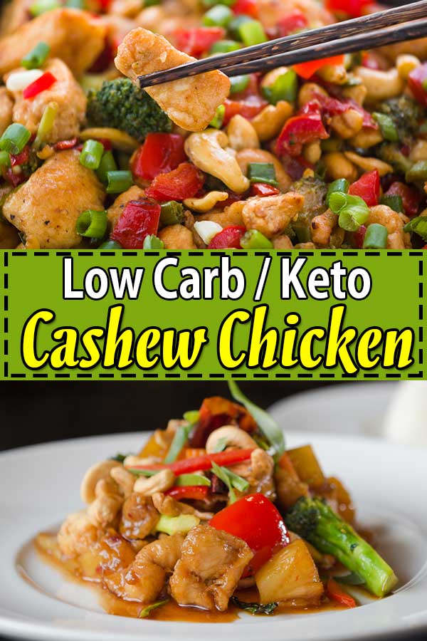 low carb keto cashew chicken