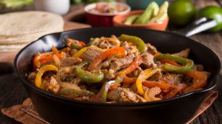 keto chicken fajitas
