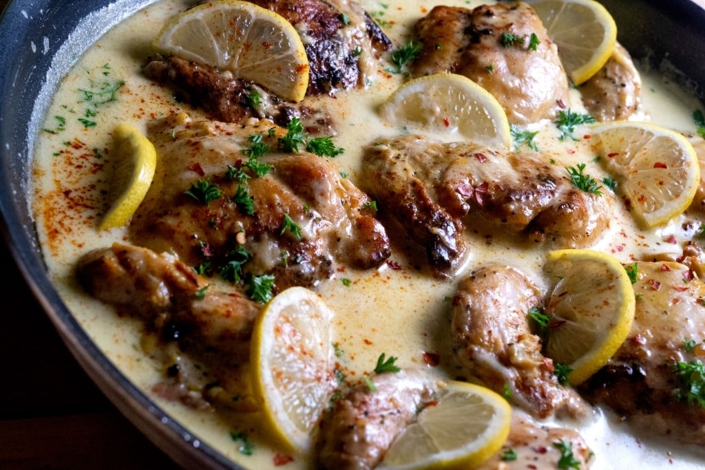 keto lemon garlic chicken