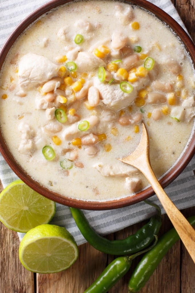 Keto White Chicken Chili - BEST Low Carb Creamy White ...