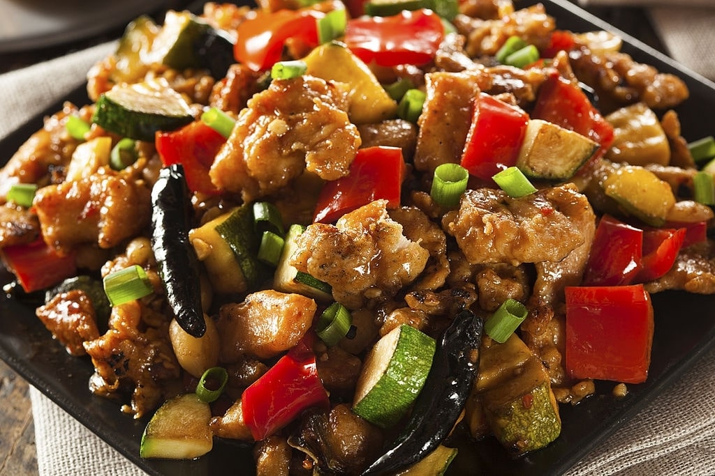 low carb kung pao chicken