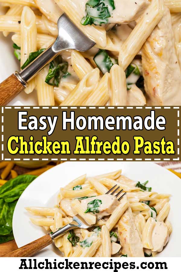 Easy Homemade Chicken Alfredo Pasta