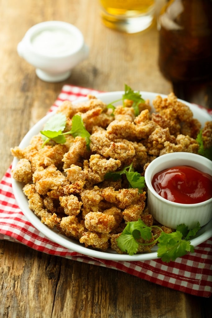 low carb popcorn chicken