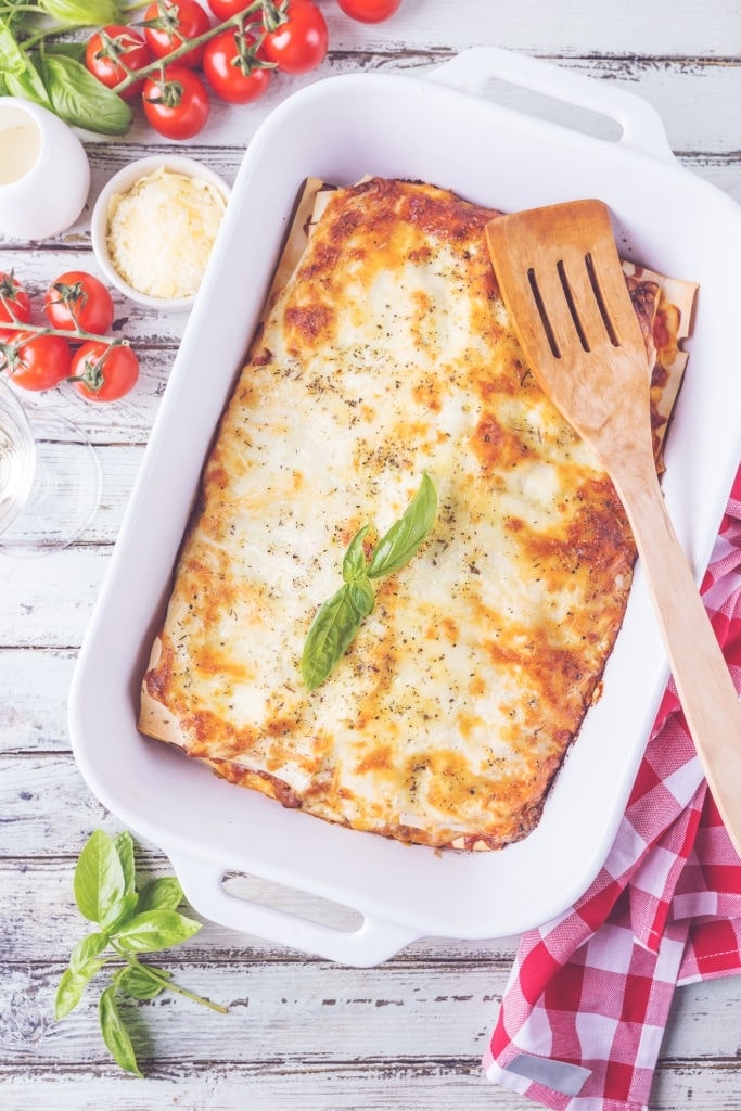 chicken and spinach alfredo lasagna