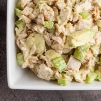keto avocado chicken salad