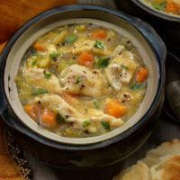 Keto Chicken Pot Pie Soup