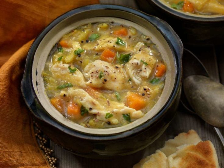 Keto Chicken Pot Pie Soup