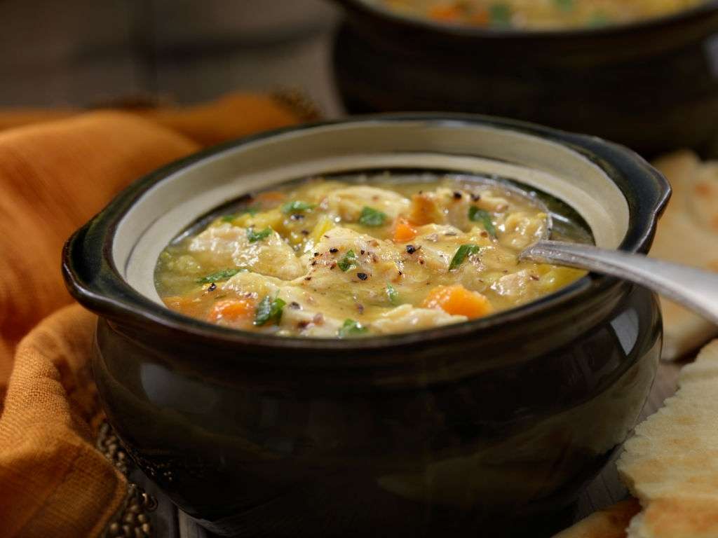 Low Carb Chicken Pot Pie Soup