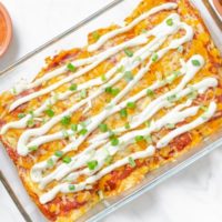 keto chicken taco casserole