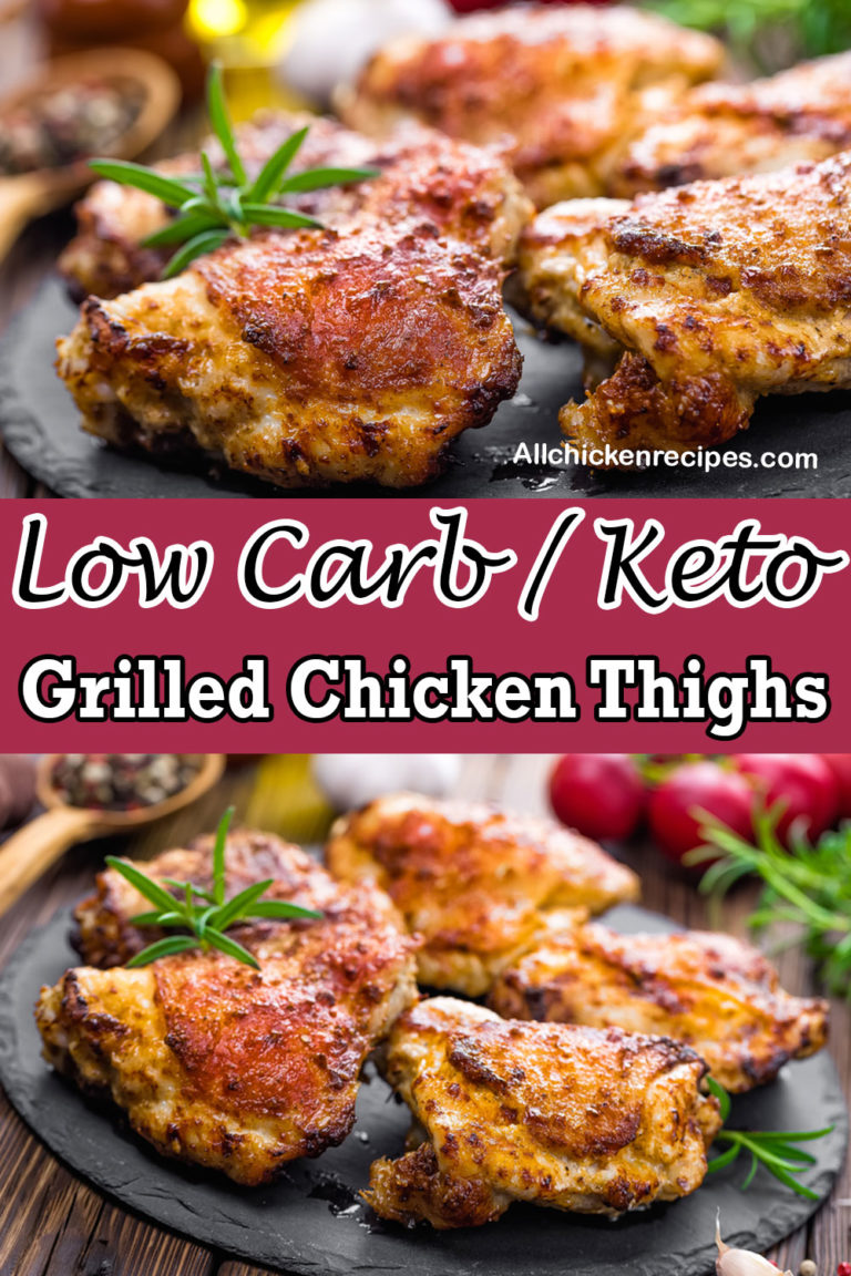 Keto Grilled Chicken Thighs - (Low Carb) Boneless Skinless ...