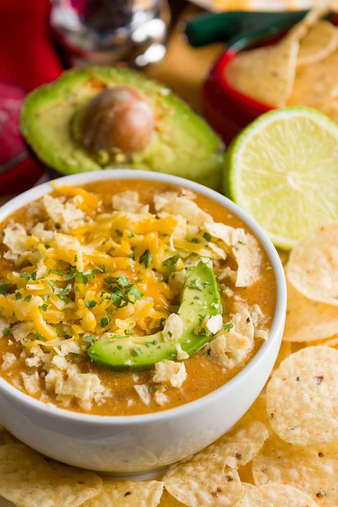 keto chicken enchilada soup slow cooker