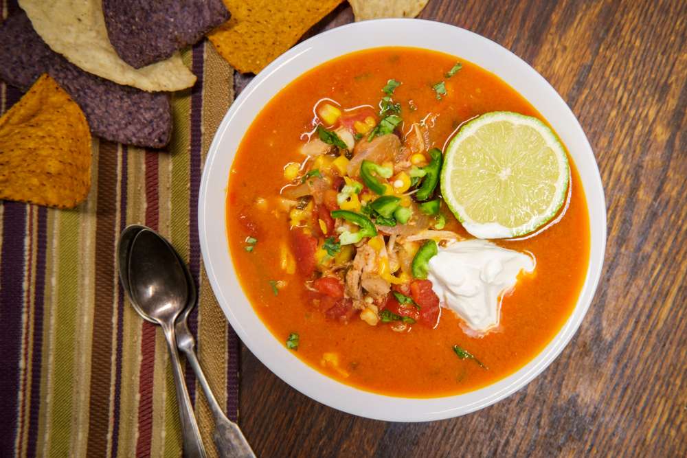 keto chicken taco soup