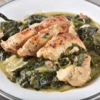 keto chicken florentine