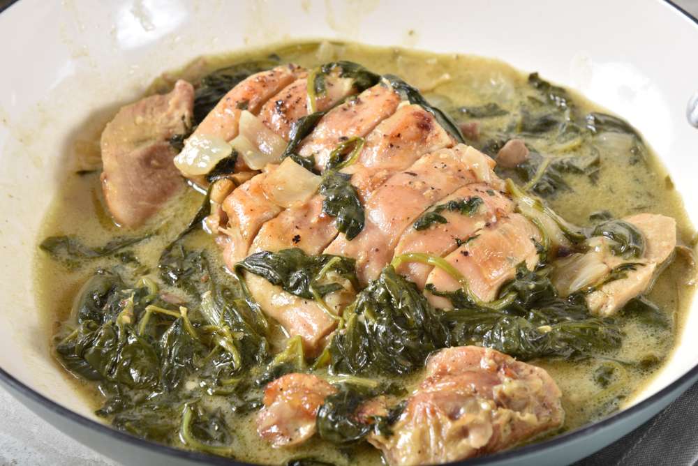 low carb chicken florentine