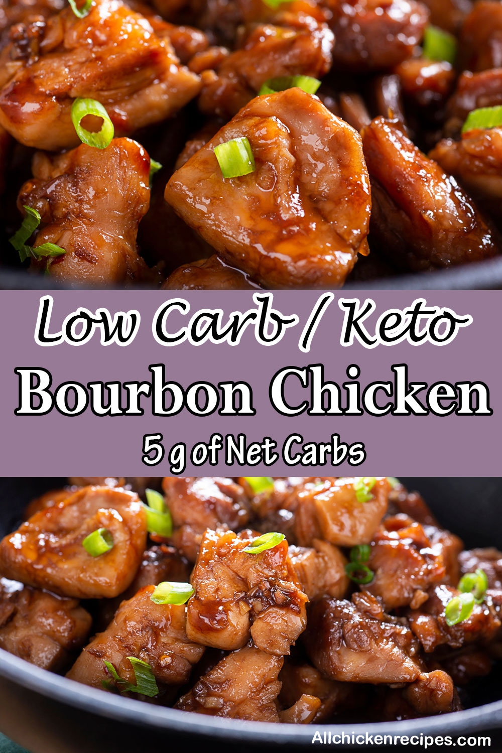 Low Carb Keto Bourbon Chicken