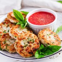 keto chicken fritters