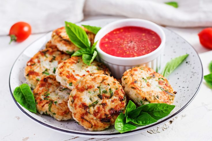 keto chicken fritters