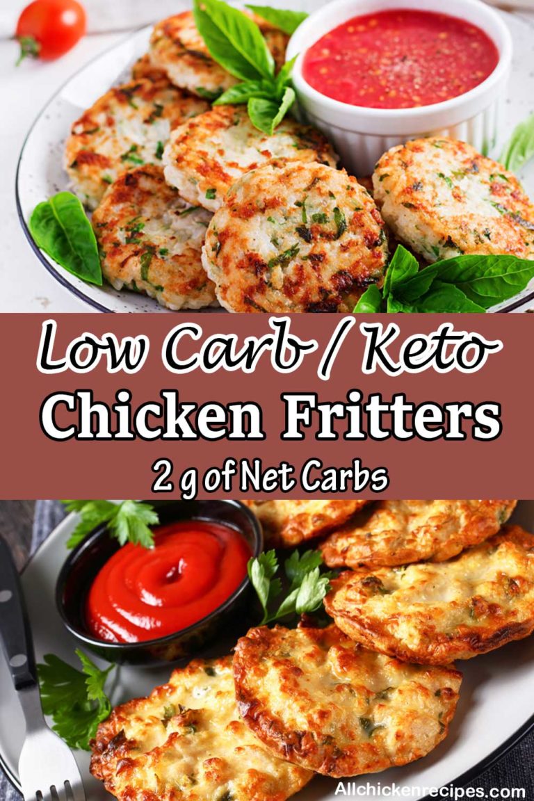 Keto Chicken Fritters - Cheesy Low Carb Chicken Fritters