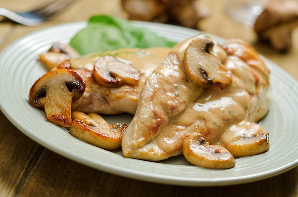 keto chicken mushroom gravy