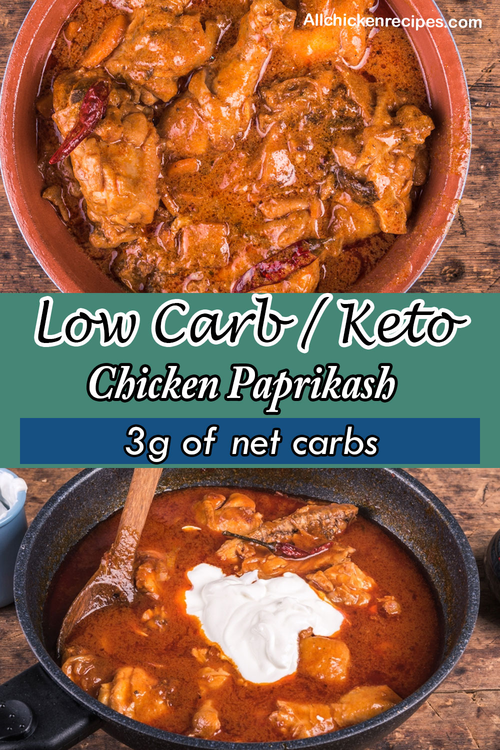 low carb keto chicken paprikash