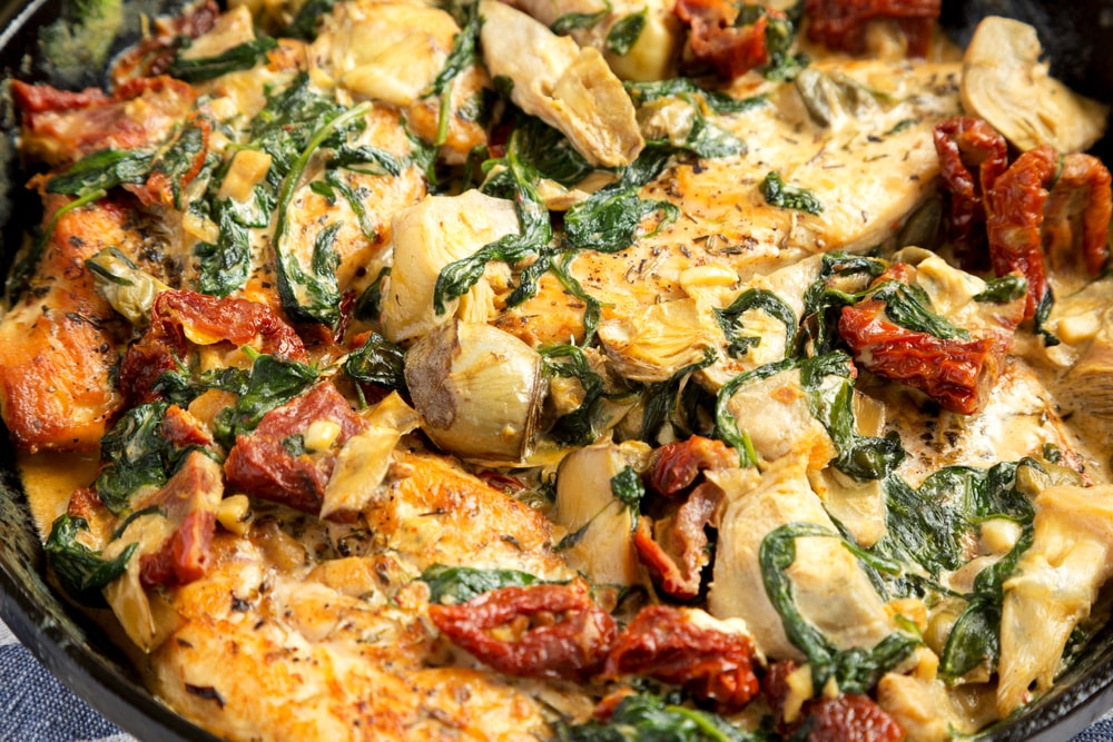 keto creamy tuscan chicken