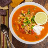 Keto Chicken Fajita Soup