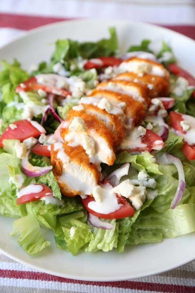 keto buffalo ranch chicken salad