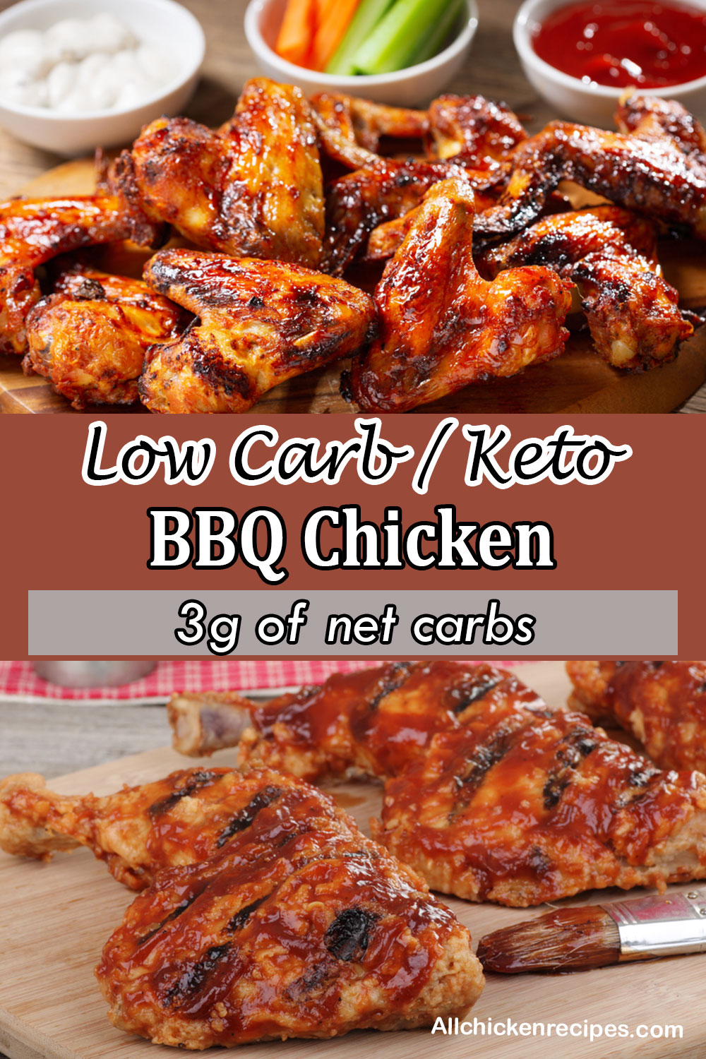low carb Keto BBQ Chicken