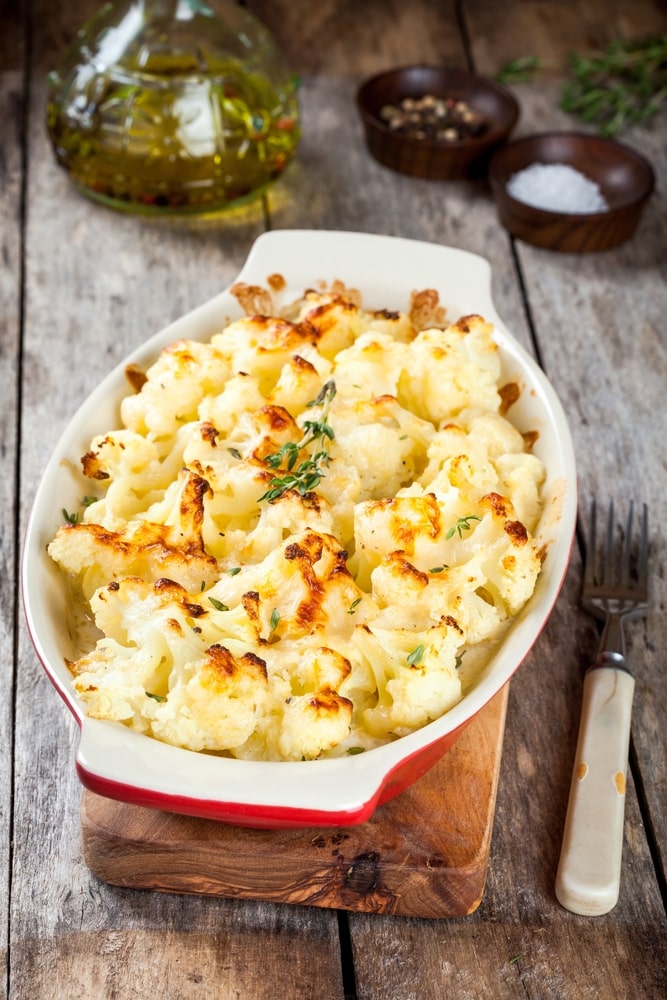 low carb chicken cauliflower bake