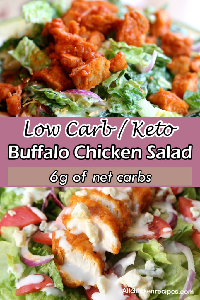 Keto Buffalo Chicken Salad - Low Carb Creamy Chicken Salad