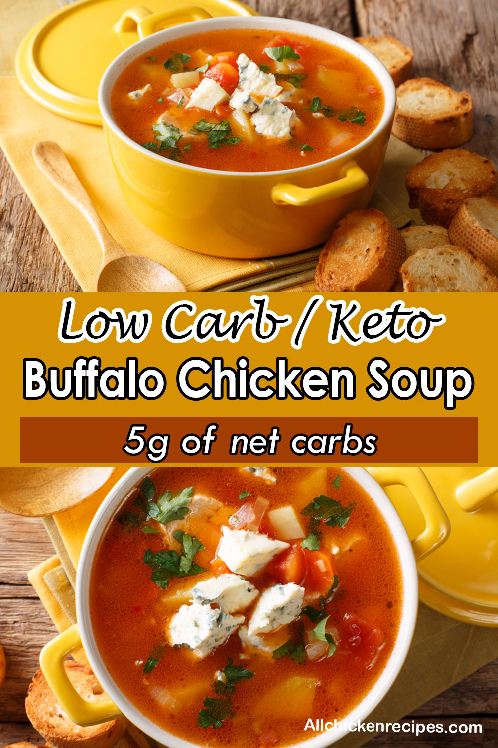 low carb keto buffalo chicken soup