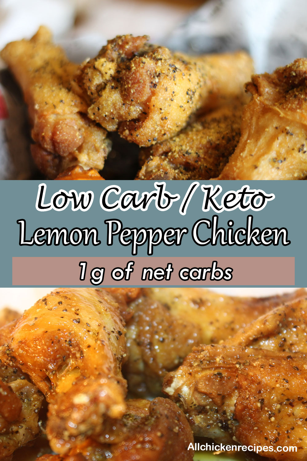 low carb keto lemon pepper chicken wings